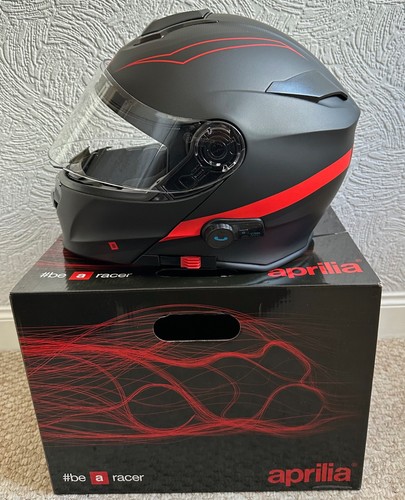 Aprilia casco modulare nero - aprilia,
