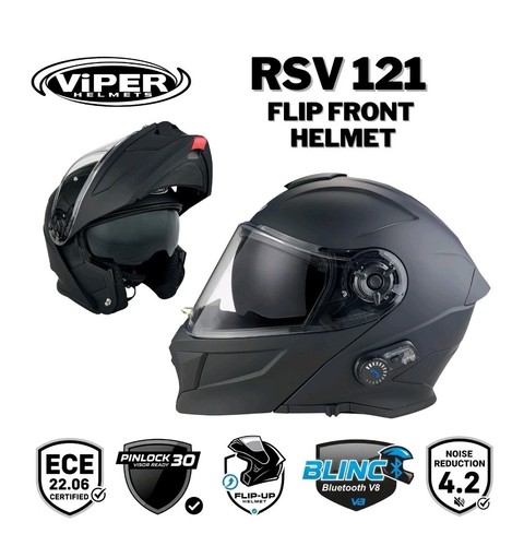 Casco ribaltabile viper rsv121 - ribaltabile,