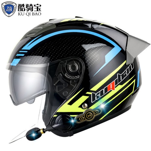 Casco moto integrato wireless - casco,